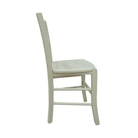 Sedia 0, Sedia classica in legno color Sabbia, Ideale per sala da pranzo, cucina o salotto, Made in Italy, Cm 45x47h88, con fondello in Legno