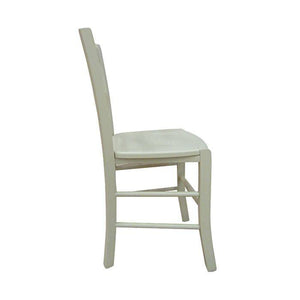 Sedia 0, Sedia classica in legno color Sabbia, Ideale per sala da pranzo, cucina o salotto, Made in Italy, Cm 45x47h88, con fondello in Legno