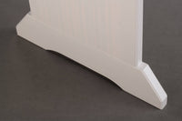 Panca in pino massello verniciato Dmalon, con top marrone, 110x37x45 cm