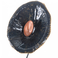 Decorazione da parete, Ferro, Con fantasia floreale, Misure: 135 x 7,5 x 69 cm