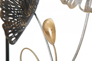 Decorazione da parete, Ferro, Con fantasia floreale, Misure: 50 x 5,5 x 50 cm