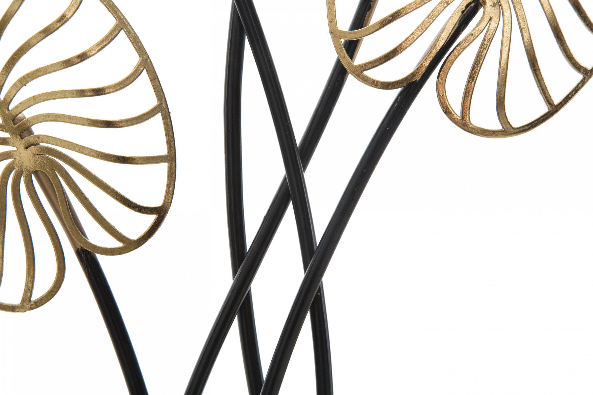 Decorazione da parete, Ferro, Con fantasia floreale, Misure: 31 x 2,5 x 90 cm