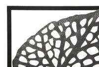 Decorazione da parete, Ferro, Con fantasia floreale, Misure: 31 x 3 x 90 cm