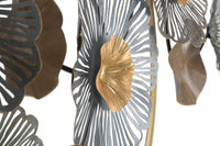 Decorazione da parete, Ferro, Con fantasia floreale, Misure: 155 x 8,5 x 85 cm