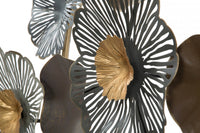 Decorazione da parete, Ferro, Con fantasia floreale, Misure: 155 x 8,5 x 85 cm