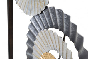 Decorazione da parete, Ferro, Con fantasia floreale, Misure: 32 x 2 x 90 cm