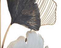 Decorazione da parete, Ferro, Con fantasia floreale, Misure: 66 x 4 x 109 cm