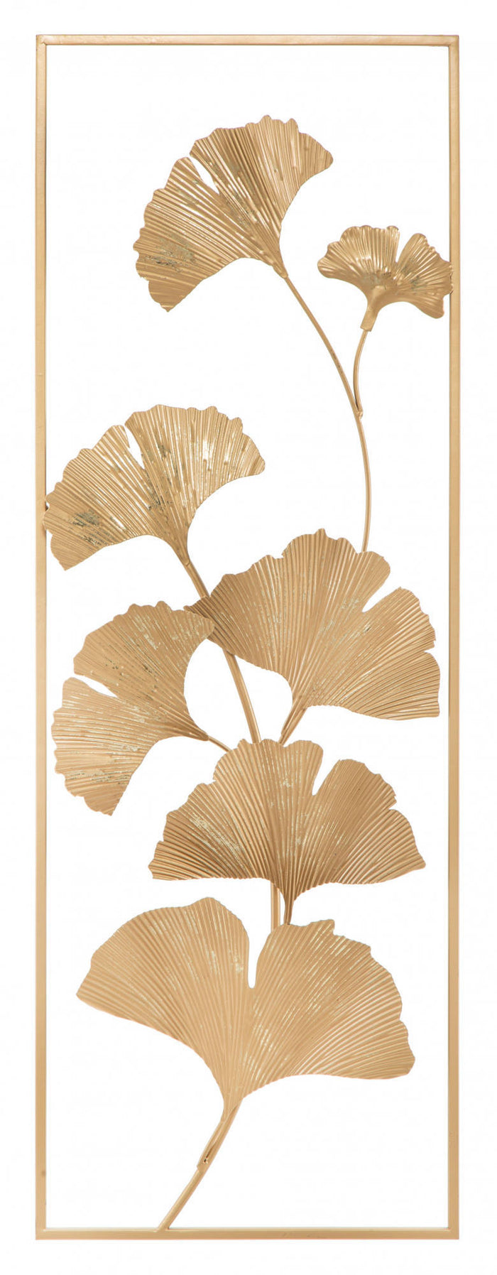 Decorazione da parete, Ferro, Con fantasia floreale, Misure: 31 x 4 x 90 cm