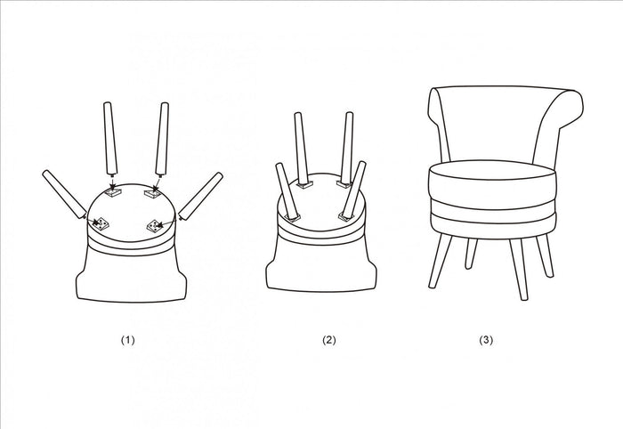 Sedia mini in legno di pino, tessuto in spugna e velluto, colore celeste con fascia in oro, Misure 47 x 64 x 47 cm