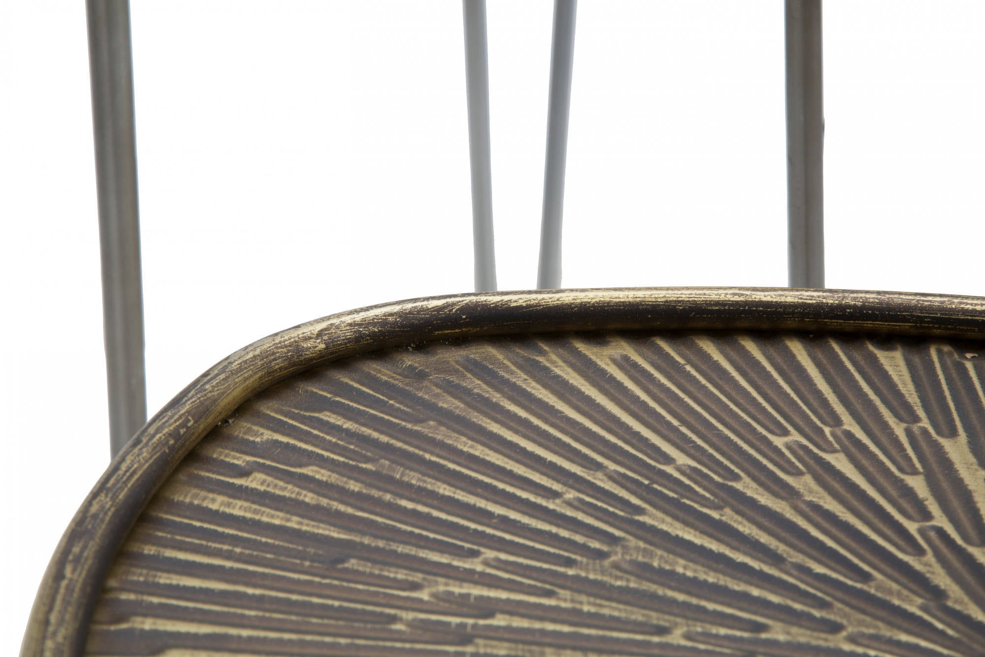 Set di 3 Tavolini, Ferro, Colore Nero, Misure: 54 x 54 x 47 cm