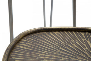 Set di 3 Tavolini, Ferro, Colore Nero, Misure: 54 x 54 x 47 cm