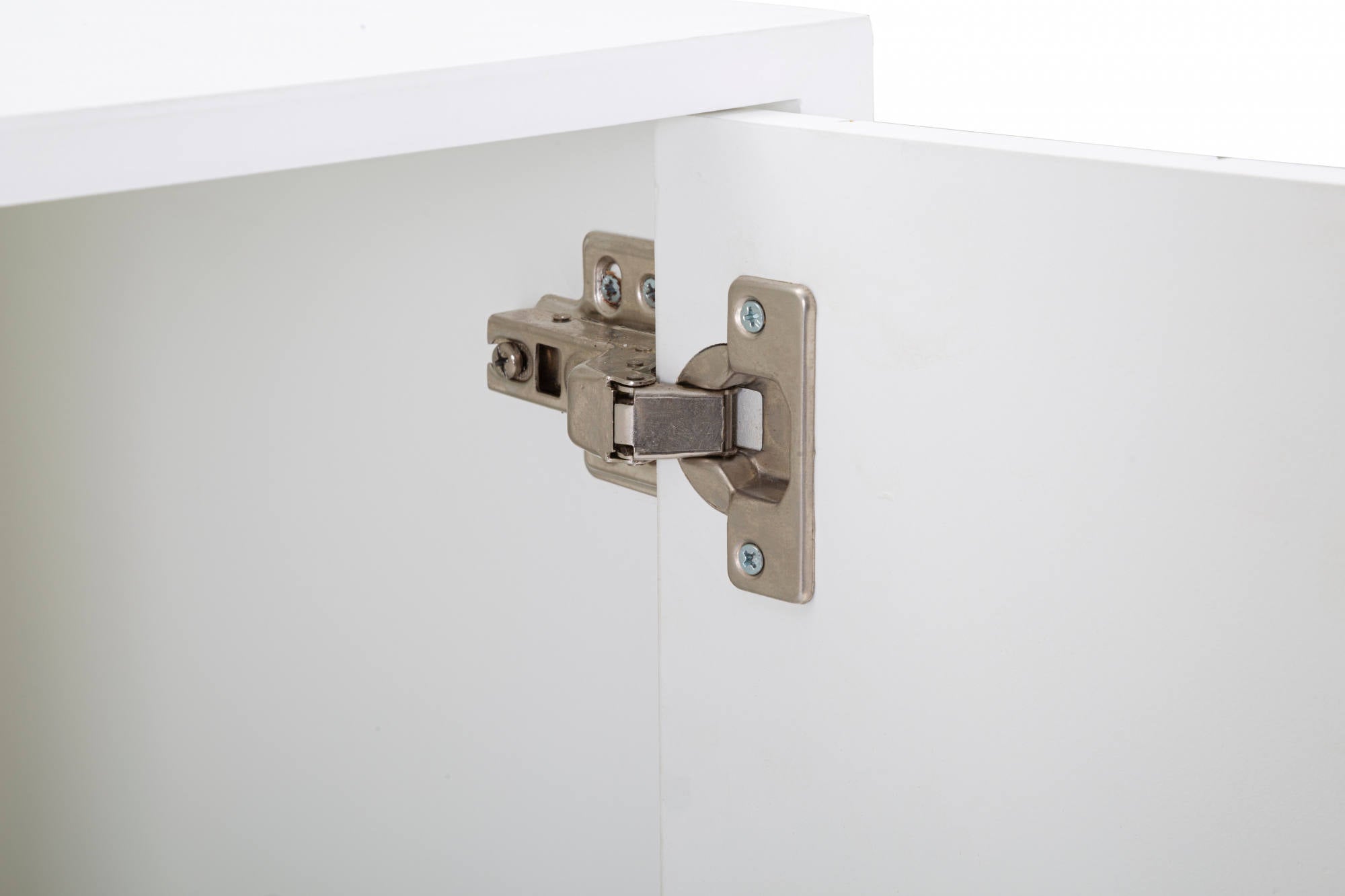 Porta TV, Legno Di Pino e Mdf E Ferro, Colore Bianco, Misure: 140 x 50 x 55 cm