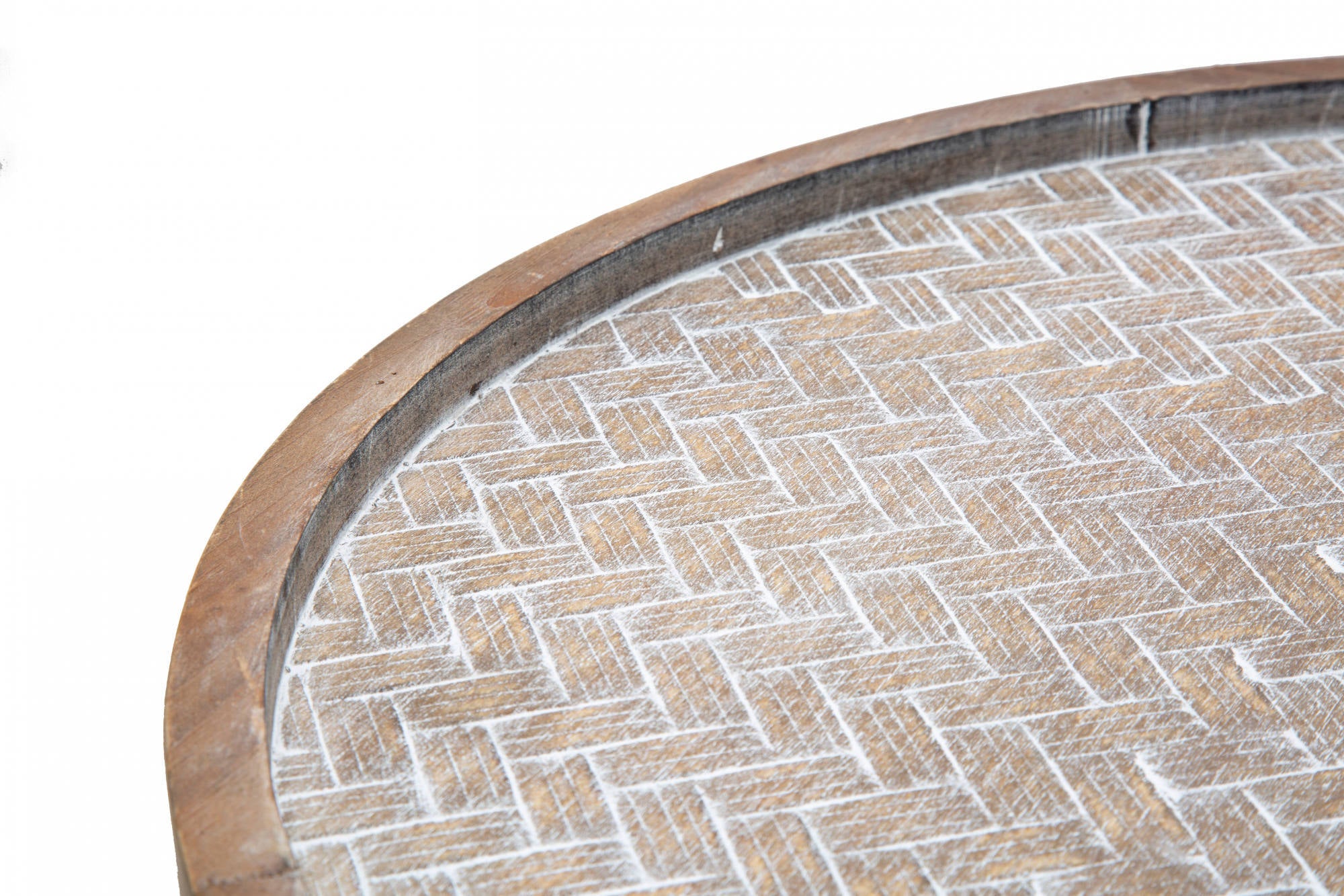 Tavolino da caffè, Ferro e Mdf, Colore Nero, Misure: 48 x 48 x 55 cm