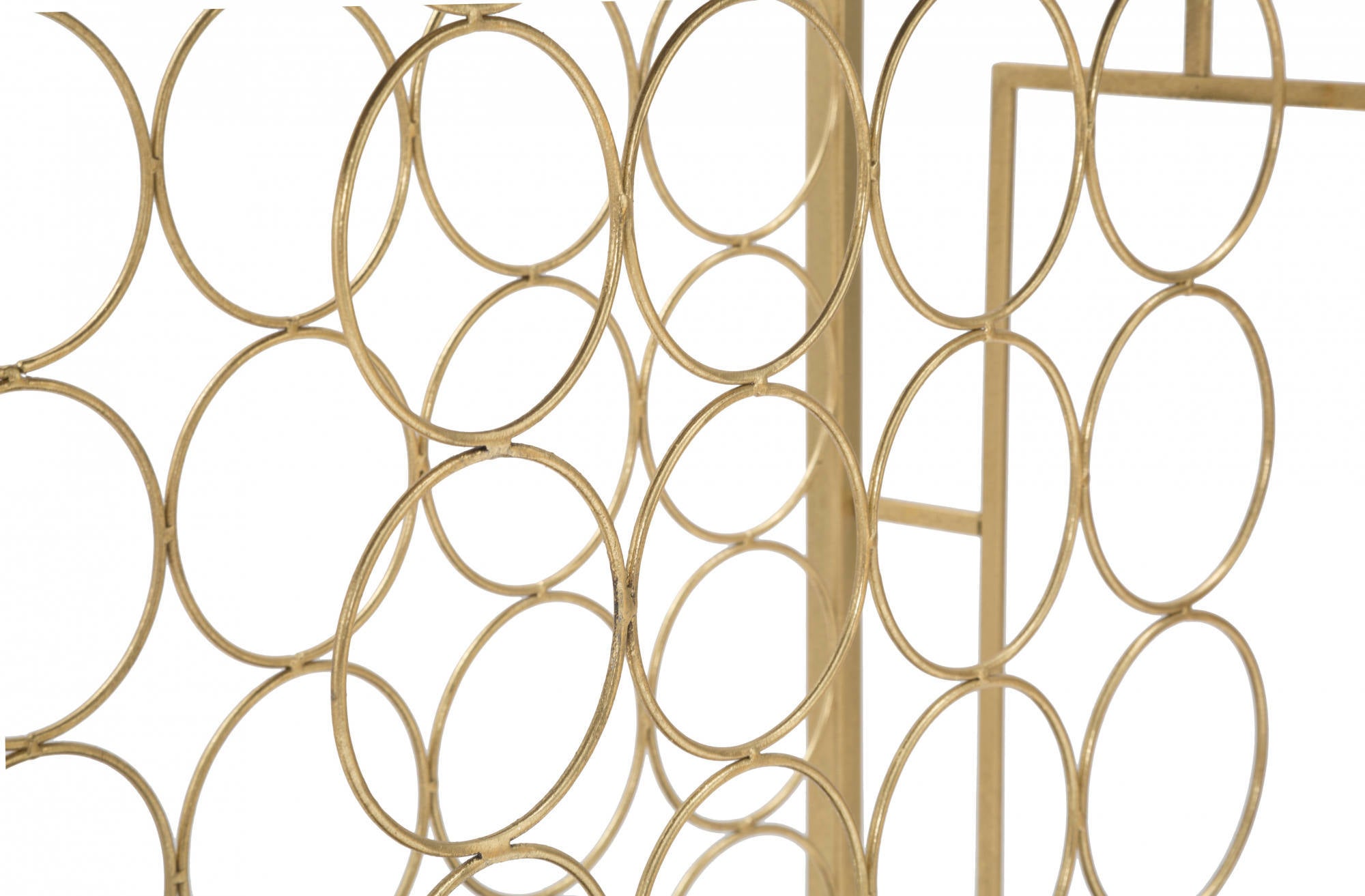 Console in metallo dorato, con piani in vetro temprato, colore nero, dalle linee regolari e geometriche, Misure 30 x 75 x 76 cm