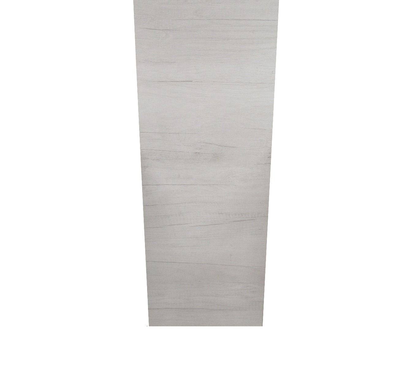 Armadio multiuso 0, Mobile ausiliario con ripiani, Armadio lineare, Colonna ad 1 anta da bagno o soggiorno, Made in Italy, Cm 34x34 h182, Quercia Bianca