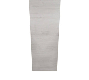 Armadio multiuso 0, Mobile ausiliario con ripiani, Armadio lineare, Colonna ad 1 anta da bagno o soggiorno, Made in Italy, Cm 34x34 h182, Quercia Bianca