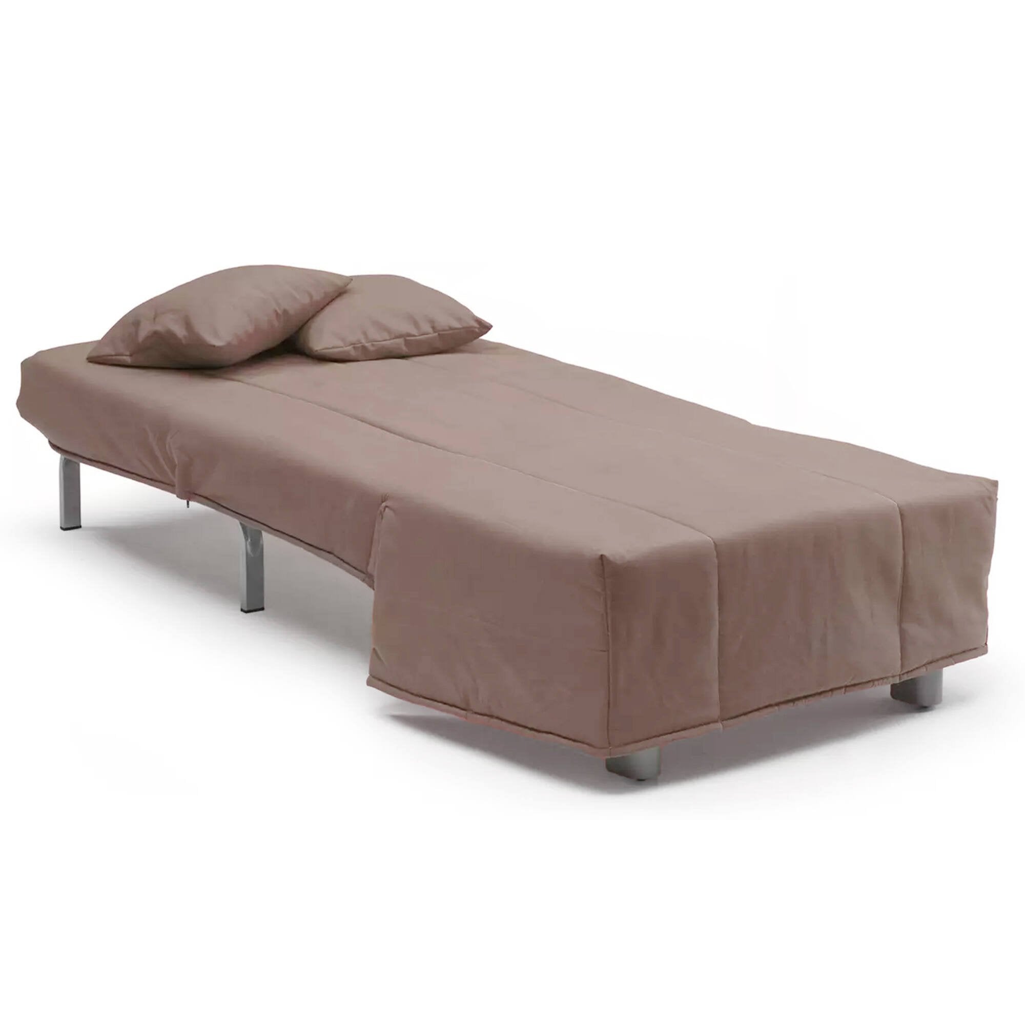 Poltroncina Andreou, Poltrona Sfoderabile Made in Italy, 85x90x85h cm Grigio Tortora