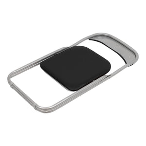 Sedia Antenore, colore nero, Misure 43 x 47 x 78 cm