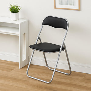 Sedia Antenore, colore nero, Misure 43 x 47 x 78 cm