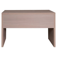 Scrivania lineare per ufficio e studio, Tavolo da computer minimal, Scrittoio per lavoro, Made in Italy, cm 123,5x55xh76, colore Olmo