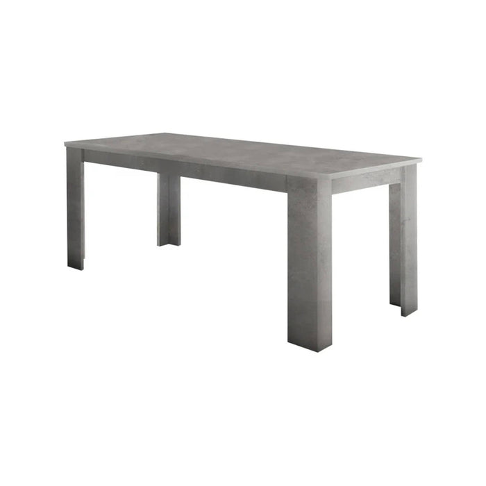 Tavolo per sala da pranzo Arizon, Made in Italy, Tavolo moderno con allunghe, Consolle allungabile, cm 140/190x90h75, Grigio Cenere