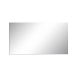 Specchiera da parete Deanna, Made in Italy, Specchio da bagno, cm 80x2h60, Grigio Cemento