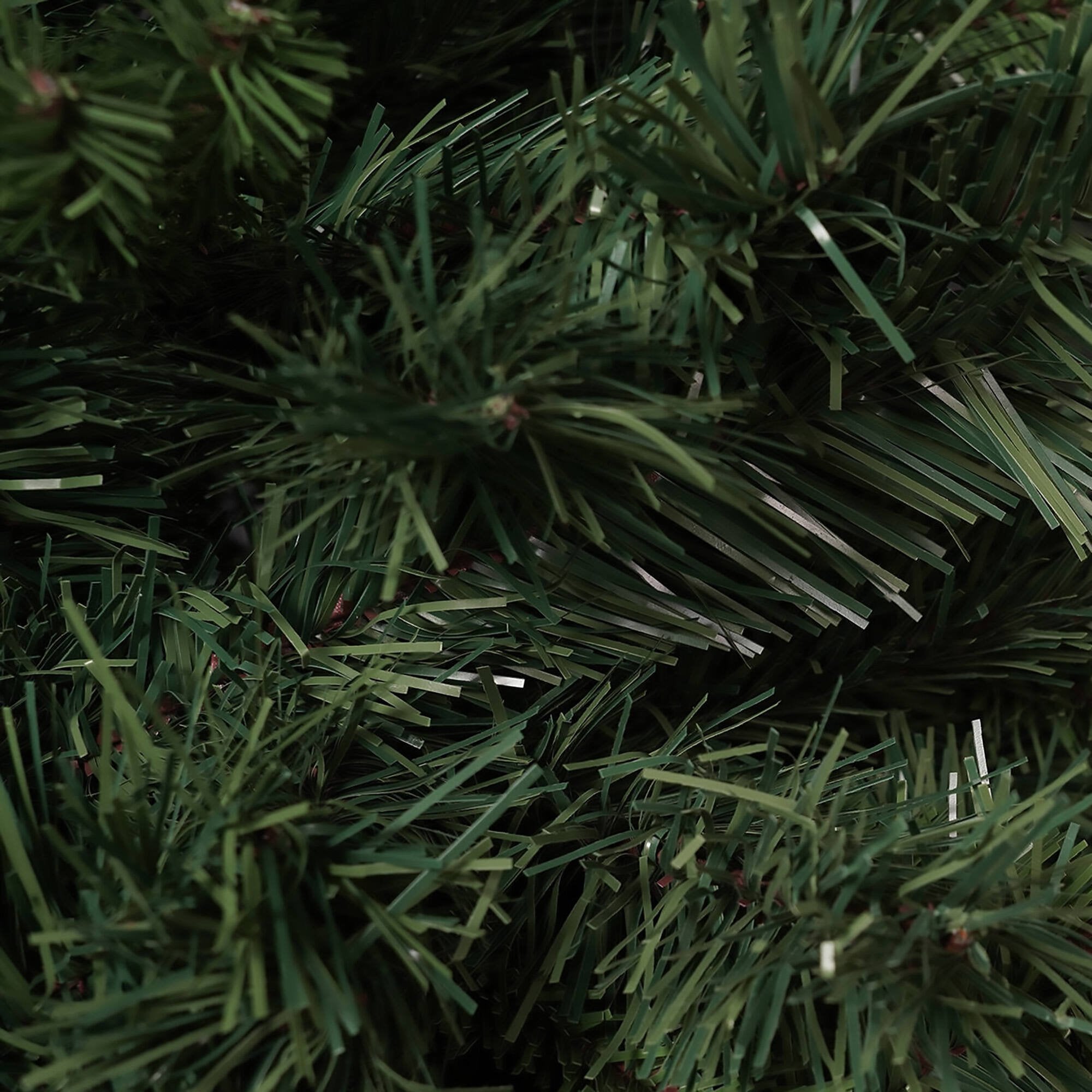 Albero di Natale Portobello, Albero artificiale extra folto, Albero effetto reale in PVC, 198 rami, Altezza cm 120