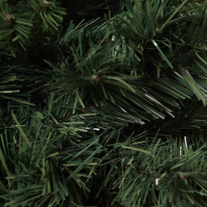 Albero di Natale Portobello, Albero artificiale extra folto, Albero effetto reale in PVC, 198 rami, Altezza cm 120