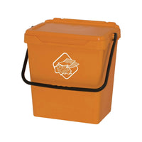 Cassonetto in polipropilene per raccolta Fosca, Contenitore per rifiuti da 30l, 100% Made in Italy, cm 40x31h39, colore Giallo