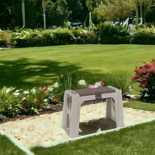 Panchina multiuso con vano portautensili in Barry, Panca con seduta e box contenitore, 100% Made in Italy, cm 58x29h37, colore Antracite