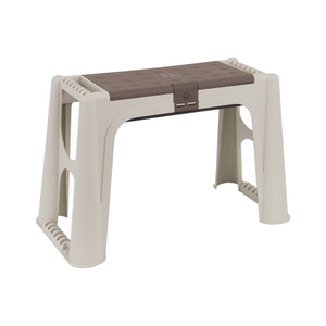 Panchina multiuso con vano portautensili in Barry, Panca con seduta e box contenitore, 100% Made in Italy, cm 58x29h37, colore Antracite