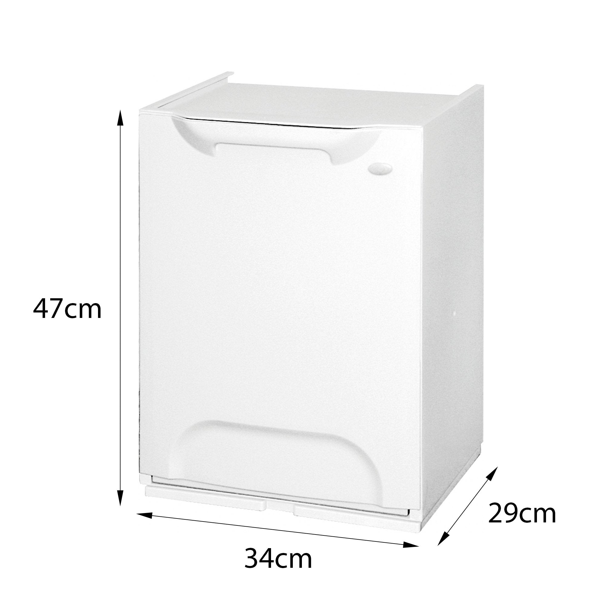 Cassetto portatutto in Dorothy, Cassettone componibile multiuso, Box contenitore, 100% Made in Italy, cm 34x29h47, colore Grigio chiaro