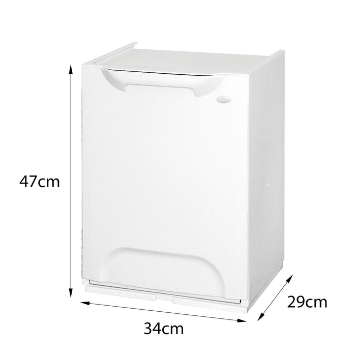 Cassetto portatutto in Dorothy, Cassettone componibile multiuso, Box contenitore, 100% Made in Italy, cm 34x29h47, colore Grigio chiaro