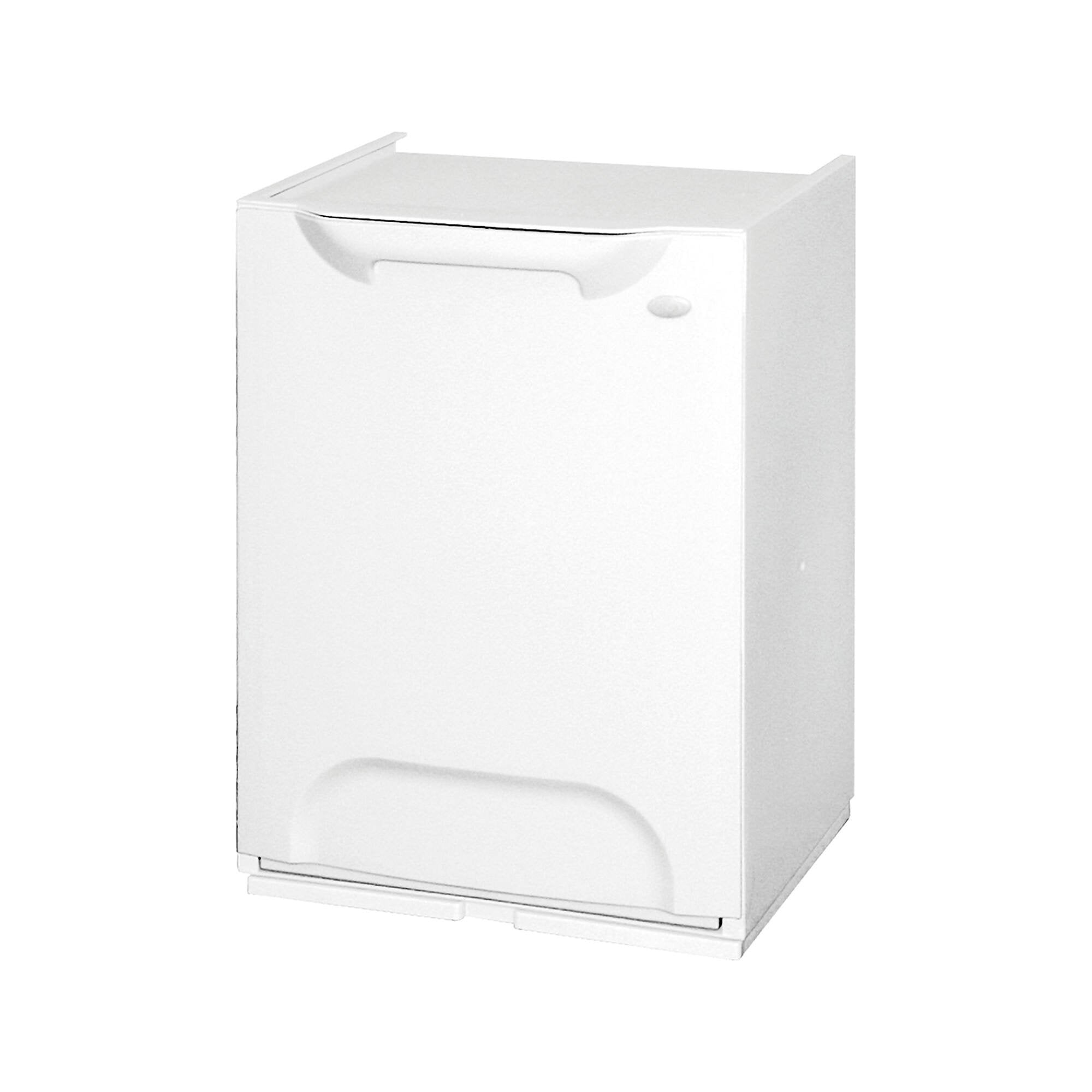 Cassetto portatutto in Dorothy, Cassettone componibile multiuso, Box contenitore, 100% Made in Italy, cm 34x29h47, colore Grigio chiaro