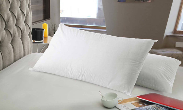 Cuscino Sunny, Guanciale Traspirante Made in Italy, 13h cm Bianco