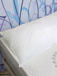 Talamo Italia coppia di cuscini per Salvia, 100% Made in Italy, Guanciali in fiocco di Memory foam forato, Anallergico e Traspirante, 73x44xh14 cm