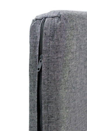 Salottino da esterno Somnus, Set da giardino con cuscini, Salottino  effetto rattan, 100% Made in Italy, Antracite