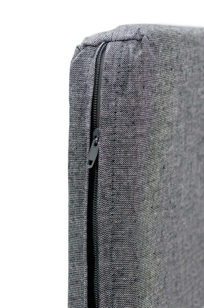 Salottino da esterno Somnus, Set da giardino con cuscini, Salottino  effetto rattan, 100% Made in Italy, Antracite