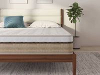 Materasso matrimoniale Cutler, Supporto per il riposo, Materasso per camera da letto, Sostegno per il sonno, Made in Italy, 200x140 h25 cm, Bianco