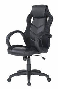 Sedia da gaming Urbana, Poltrona da gaming adulto, Sedia da scrivania, 66x61h104/114 cm, Nero