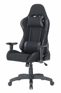 Sedia da gaming Mindy, Poltrona da gaming adulto, Sedia da scrivania, 57x72h124/134 cm, Nero