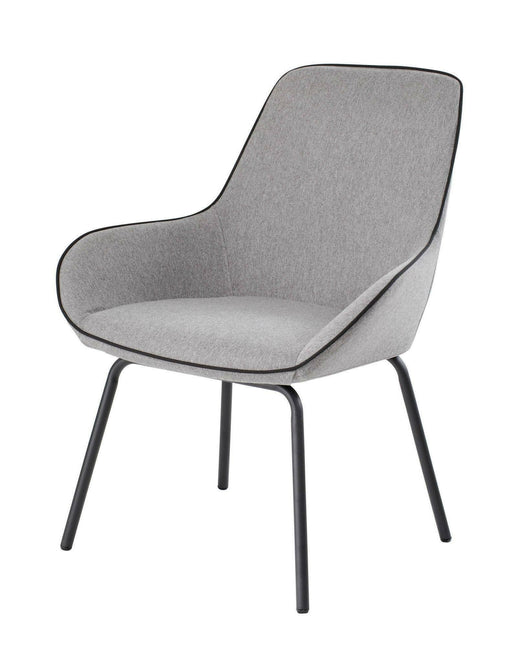 Sedia da ufficio Arpaia, Sedute sala da attesa per ufficio, Seduta ergonomica da attesa, 66x59h90 cm, Grigio