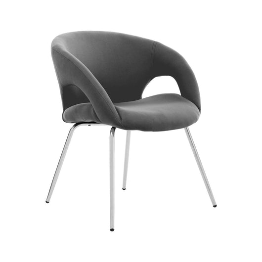 Sedia da ufficio Arturo, Seduta da attesa con braccioli per ufficio, Seduta ergonomica da attesa, 58x59h72 cm, Grigio