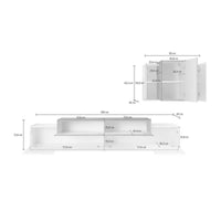 Parete attrezzata Alaskino, Set salotto porta TV, Mobile soggiorno multiuso, 100% Made in Italy, cm 240x45h180, Antracite e Acero