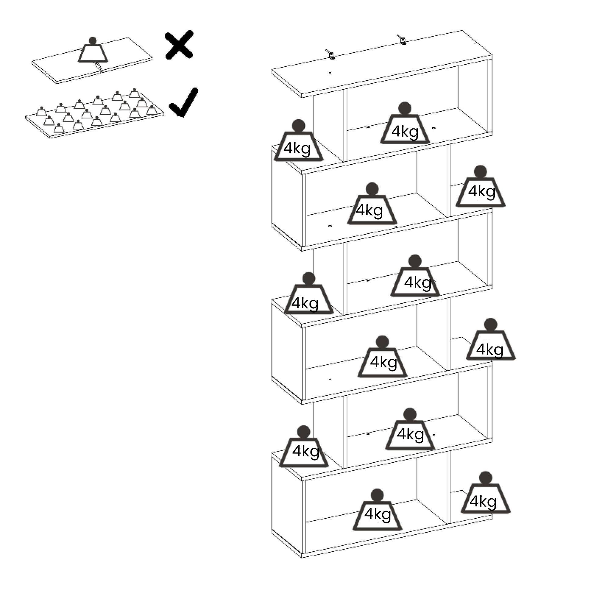 Libreria Dfomme, Mobile portalibri alta bifacciale, Scaffale divisorio con 5 ripiani, Scaffale da ufficio moderno, cm 80x25h192, Rovere