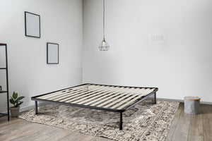 Rete letto matrimoniale Pesci, Rete ortopedica a doghe, 100% Made in Italy, Cm 160x190h30, Antracite