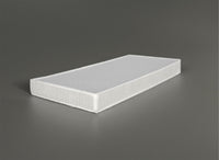 Materasso singolo Tedalda, Materasso in Poliuretano espanso, Materasso arrotolato sottovuoto, Made in Italy, Cm 80x190h18