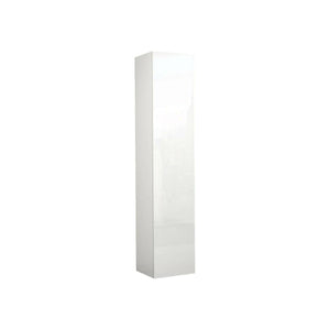 Armadio Multiuso 1 Bassiano, Mobile multiuso a 1 anta, Guardaroba multifunzione, 45x35h190 cm, Bianco