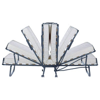 Letto pieghevole Ace, Brandina con rete 15 doghe, Materasso incluso, Lettino salvaspazio, 100% Made in Italy, 80x190h39 cm, Cover protettiva inclusa