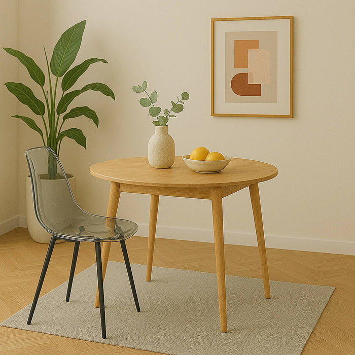 Sedia Amstrong, Poltrona in PET, Sedia da pranzo ergonomica, Seduta per riunioni, 53x46h81 cm, FumÒ©